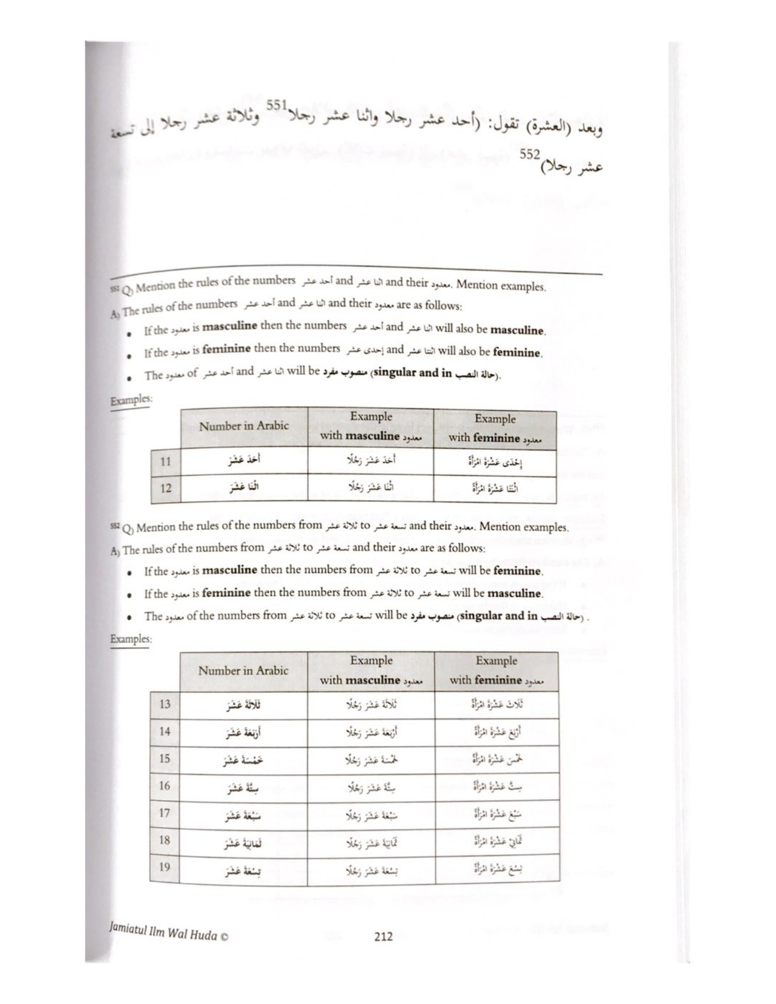 Hidayat al-Nahw With English Notes & Q&A - aljareer online