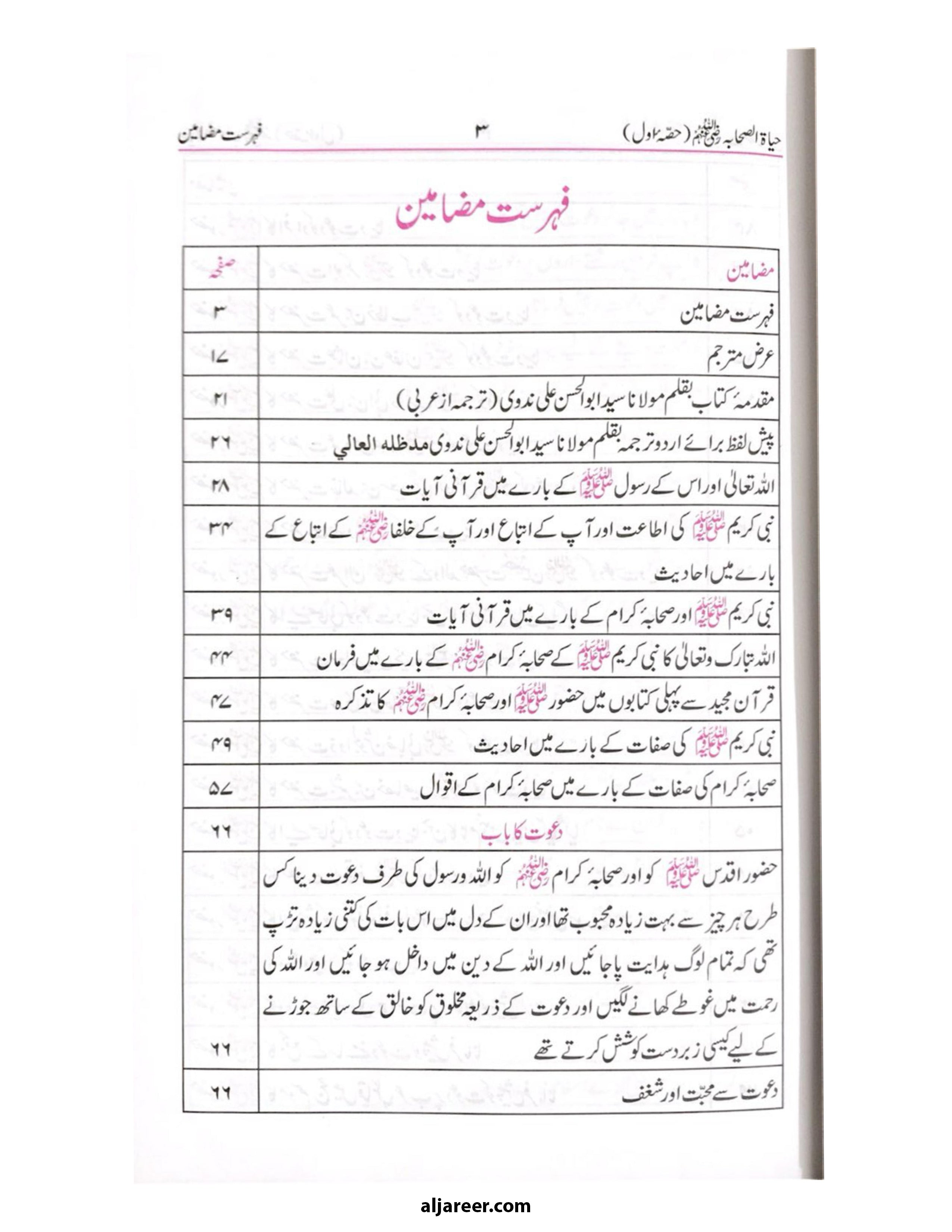 Hayat us Sahaba (3 VOL) URDU Translation - aljareer online